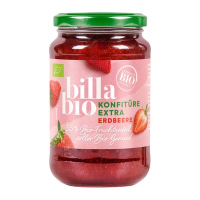 Bild von BILLA Bio Konfitüre Extra Erdbeere