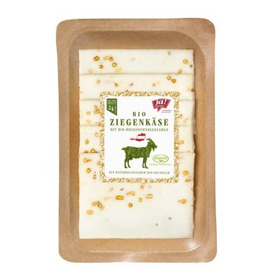 Bild von Ja! Natürlich Ziegenkäsescheiben mit Bockshorn