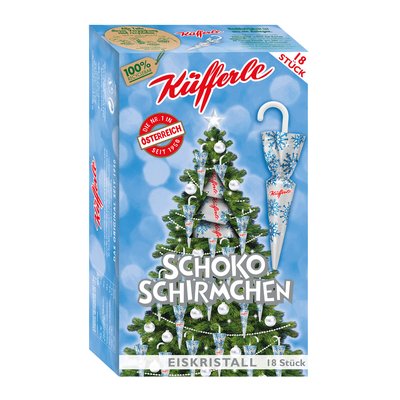 Bild von Küfferle Schokoschirmchen 18er Eiskristall