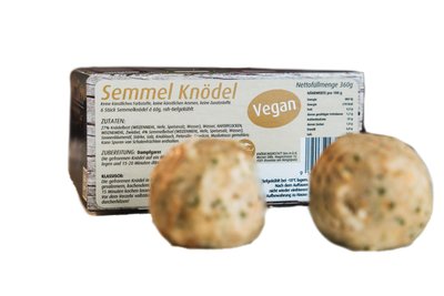 Bild von Knödelwerkstatt Dilly Semmel Knödel vegan