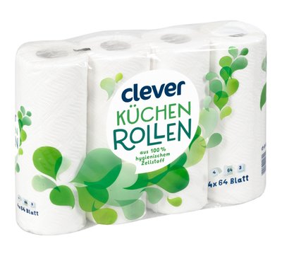 Bild von Clever Küchenrolle 64 Blatt