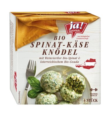 Bild von Ja! Natürlich Spinat-Käseknödel