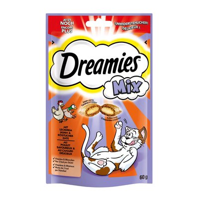 Bild von Dreamies Mix mit leckerem Huhn & köstlicher Ente