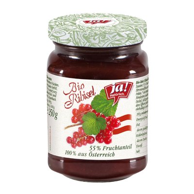Bild von Ja! Natürlich Ribisel Fruchtaufstrich