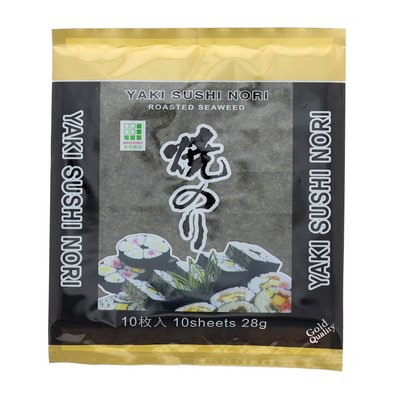 Bild von Yaki Nori Gerösteter Seetang für Sushi