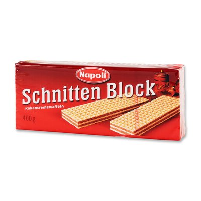 Bild von Napoli Schnitten-Block Kakaocremewaffeln