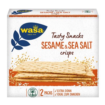 Bild von Wasa Tasty Snacks Sesam & Meersalz Crisps