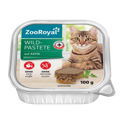 Bild von ZooRoyal Wild-Pastete auf Aspik