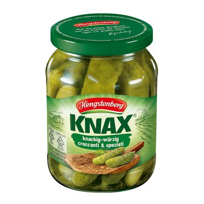 Bild von Hengstenberg Knax Gewürzgurken