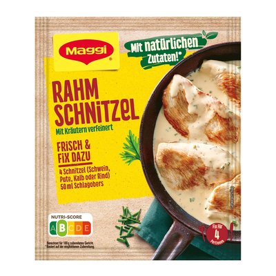 Bild von MAGGI Fix für Kräuter-Rahm Schnitzel