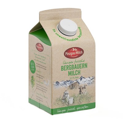 Bild von Pinzgau Milch Bergbauern Vollmilch Länger Frisch 3,5% Fett 0,5l
