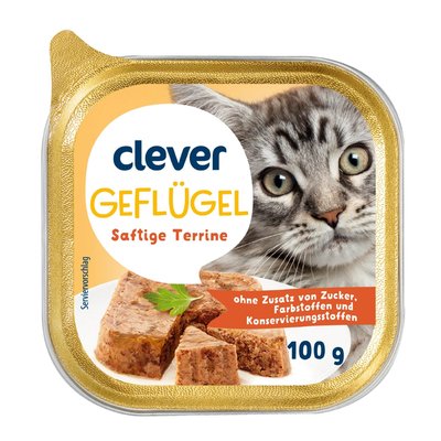 Bild von Clever Katze Geflügel