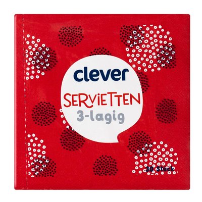Bild von Clever Servietten Rot
