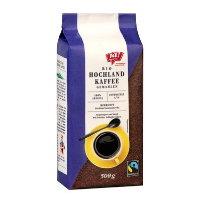 Bild von Ja! Natürlich Hochlandkaffee Gemahlen