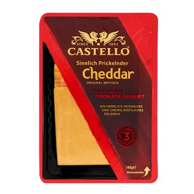 Bild von Castello Sinnlich prickelnder Cheddar Scheiben