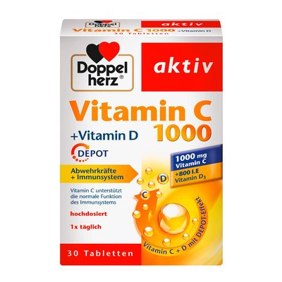 Bild von Doppelherz Vitamin C 1000 + Vitamin D