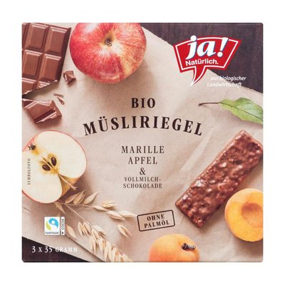 Bild von Ja! Natürlich Früchteriegel mit Schoko