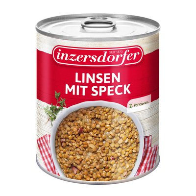 Bild von Inzersdorfer Linsen mit Speck