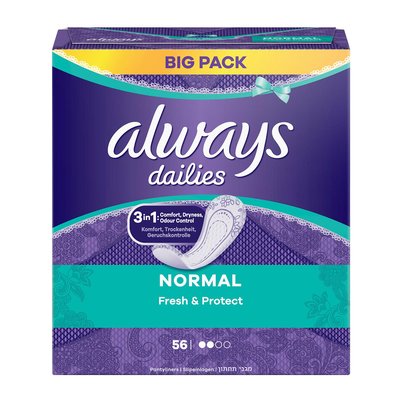 Bild von Always Fresh & Protect Slipeinlagen Normal Vorteilspack
