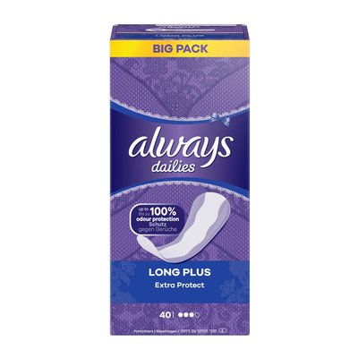 Bild von Always Extra Protect Slipeinlagen Long Plus Vorteilspack