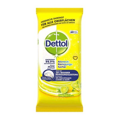 Bild von Dettol Reinigungstücher Limette & Minze