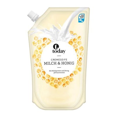Bild von Today Cremeseife Milch & Honig Nachfüller